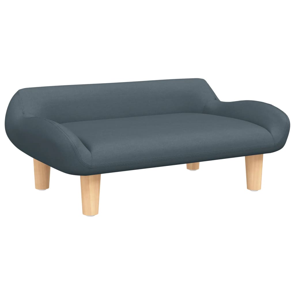 Cama para cães vidaXL em tecido cinza escuro, 70x40x24 cm