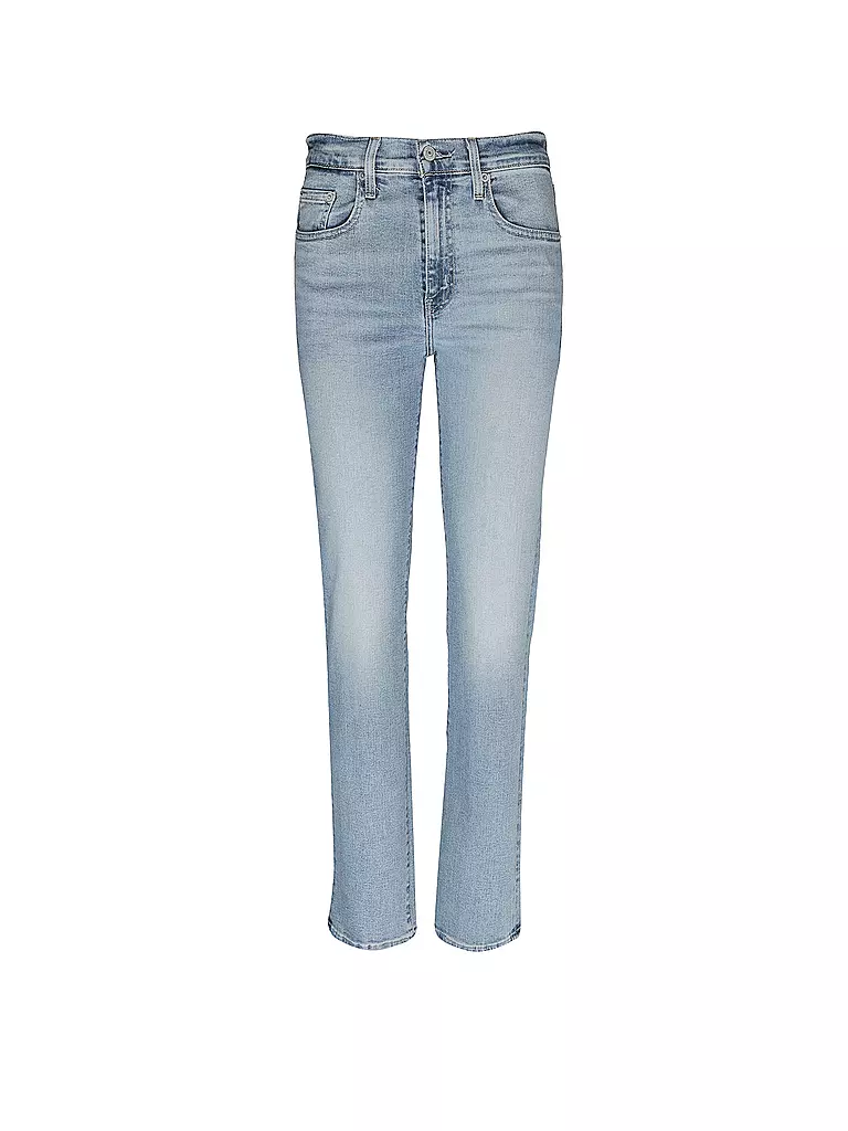 LEVI'S® Highwaist Jeans Straight Fit 724 hellblau