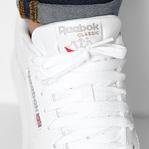 Baskets Classic Leather GY0953 Footwear White Pure Grey 3