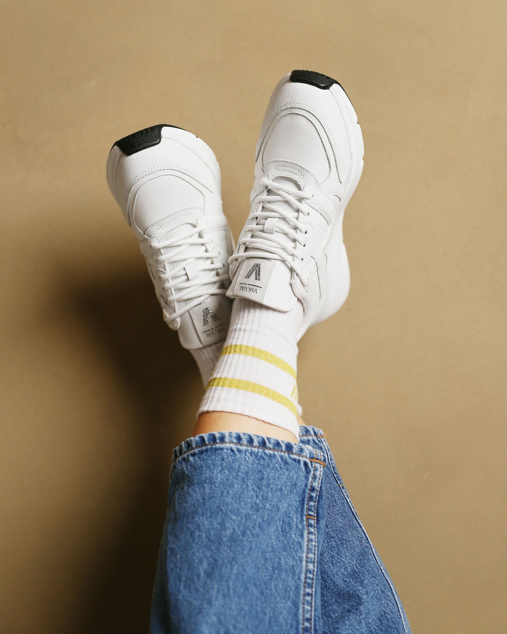 VIA VAI witte dames sneakers Vic Kyro