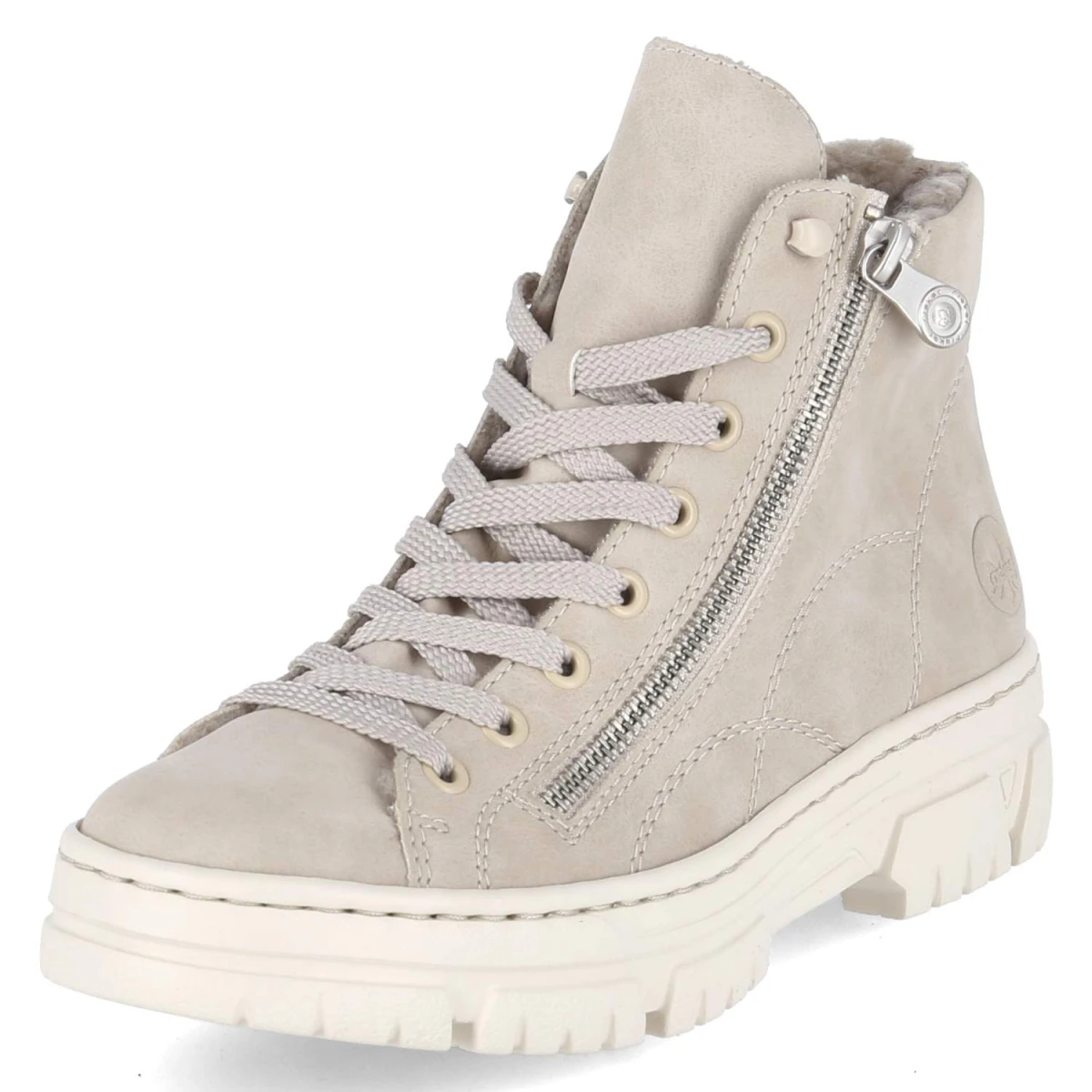 RiekerSchnürstiefeletten - BEIGE