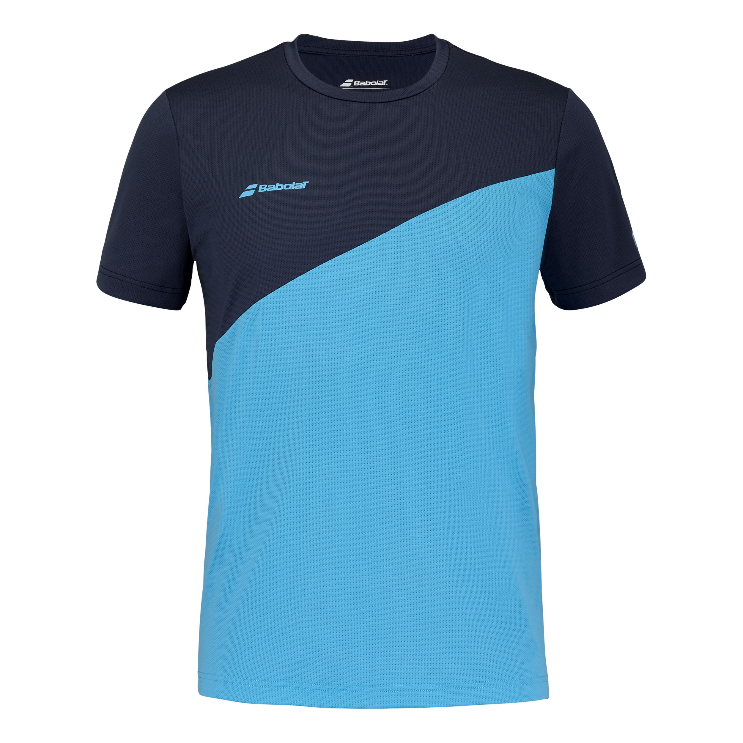 Babolat Drive Crew Neck T-shirt Hommes - Bleu , Bleu Foncé