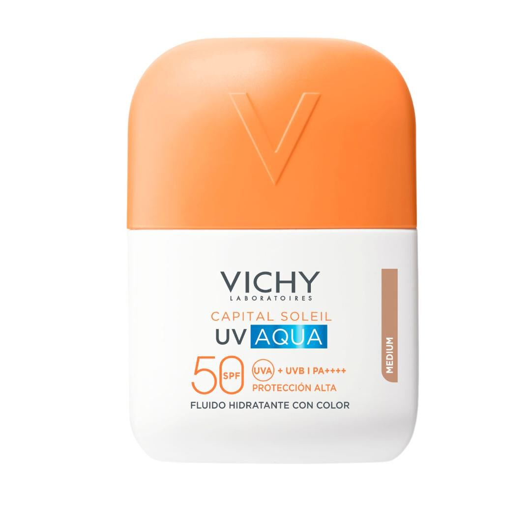 VICHY  Capital Soleil UV-Age Fluído Foroprotetor Diário SPF50+ Tom Médio - 40ml