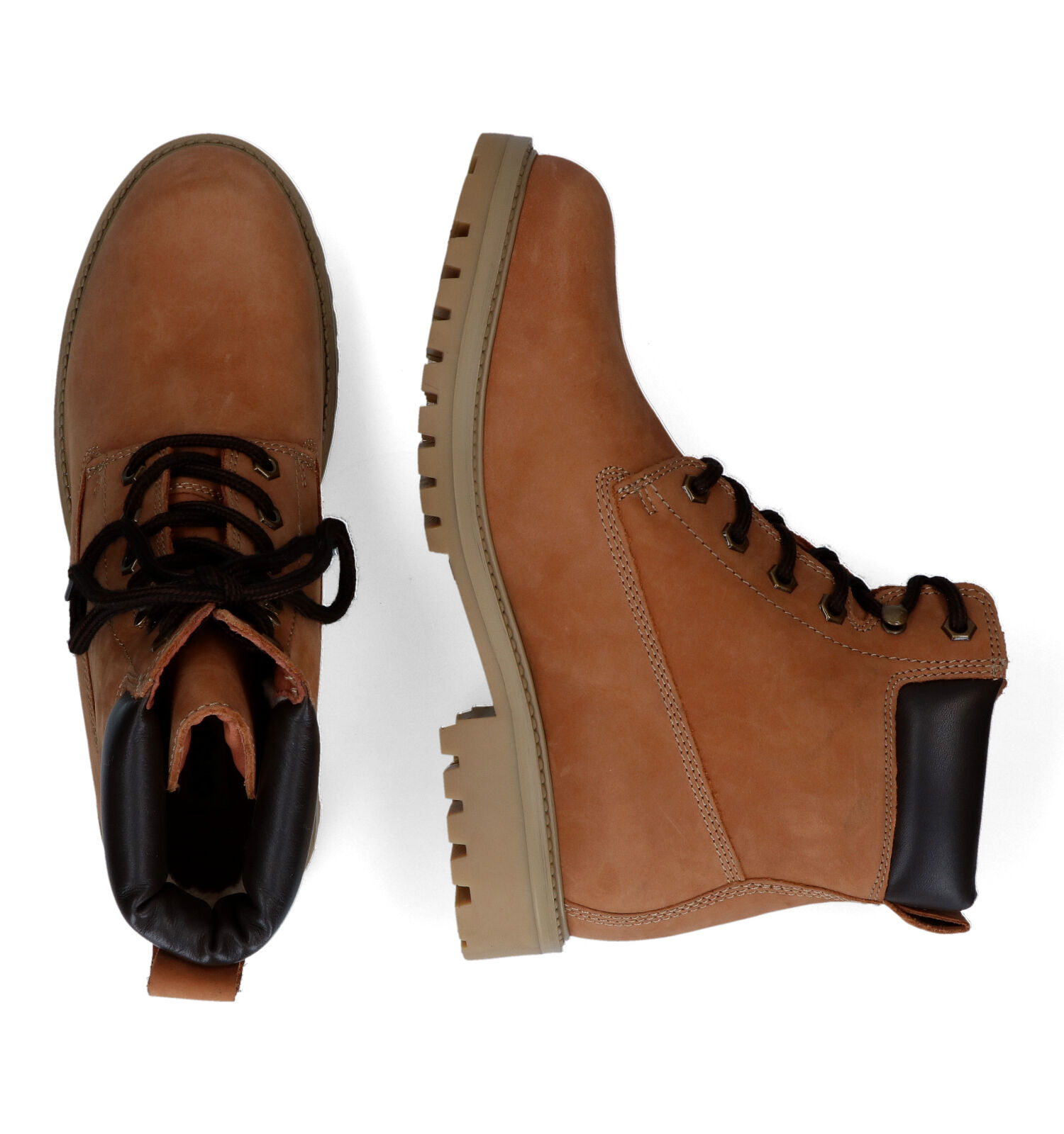 Veterboots cognac