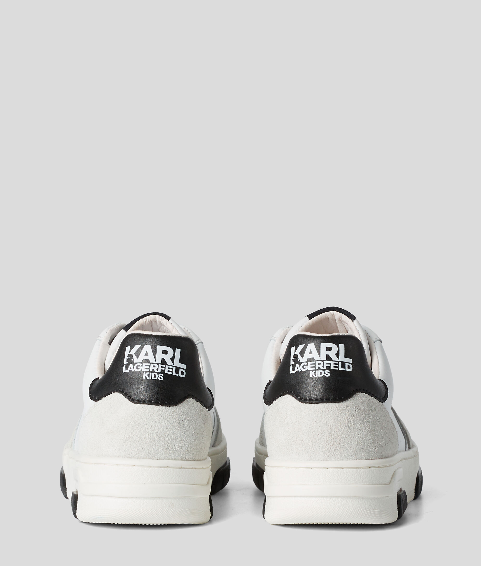 BASKETS AVEC INSERTS EN DAIM POUR ENFANT KARL