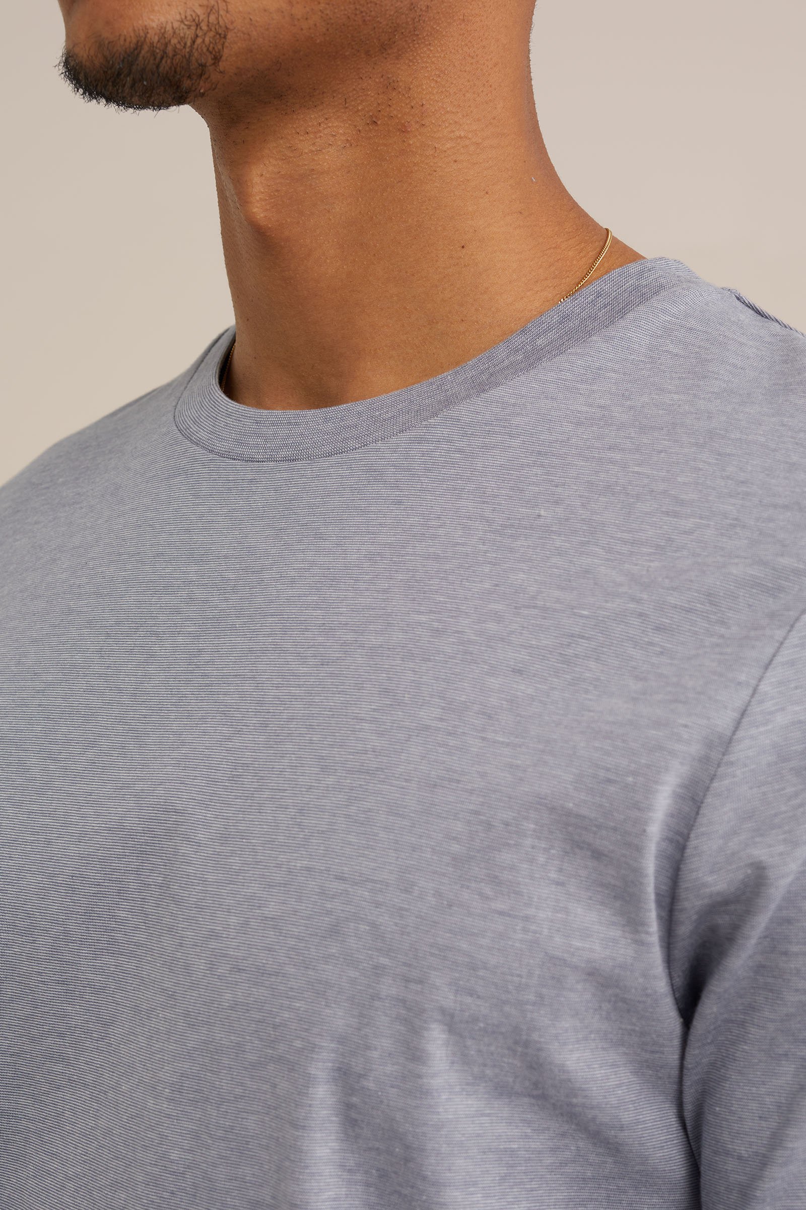 T-shirt met dessin Van Gils Blauw