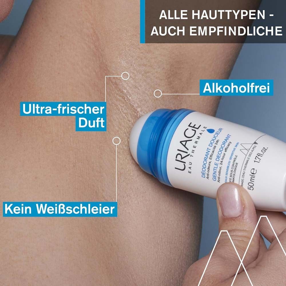 URIAGE sanftes Deodorant ROLL-ON