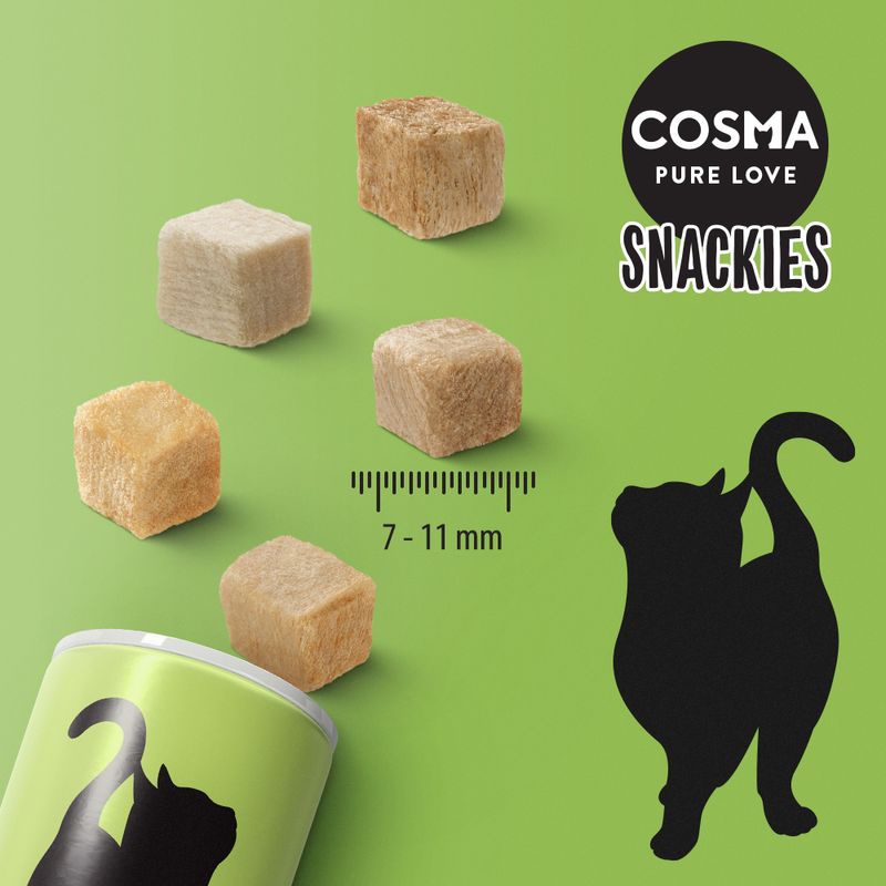 Friandises lyophilisées Maxi Tube Cosma Snackies