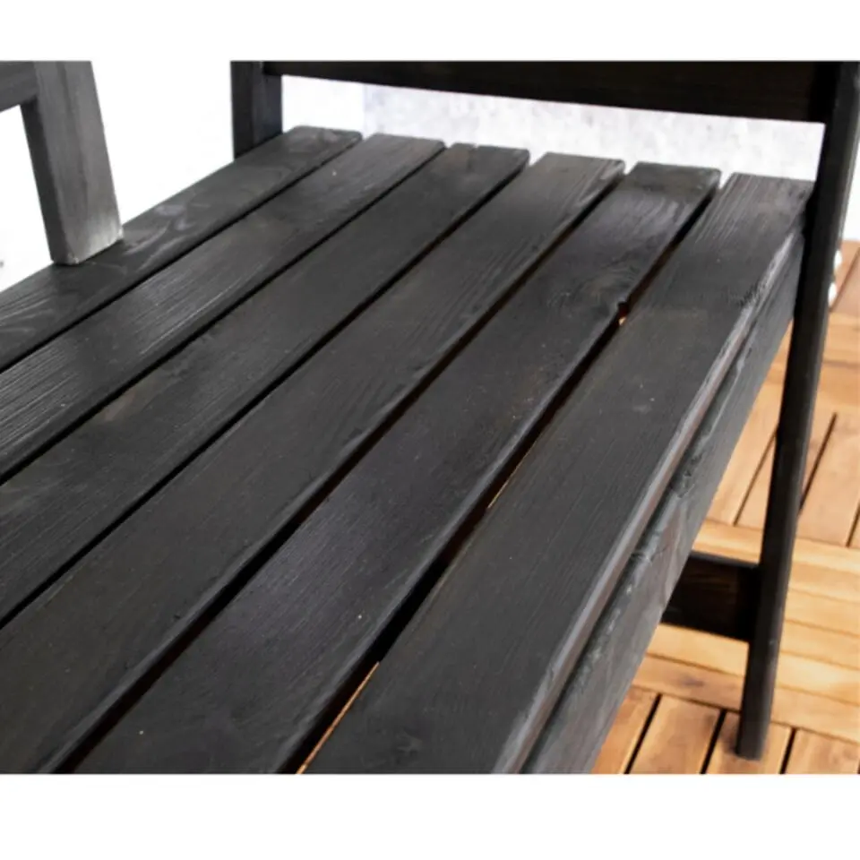 SenS-Line Friesen tuinbank - Hout - Zwart