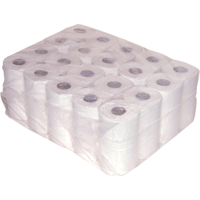Qleaniq®, Toiletpapier, 2-laags, 10cm, Basic, wit
