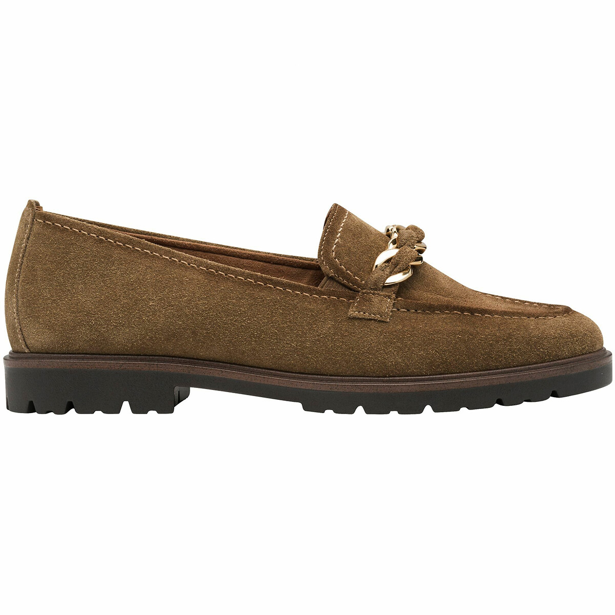 TAMARIS<br>Mocassins em leer