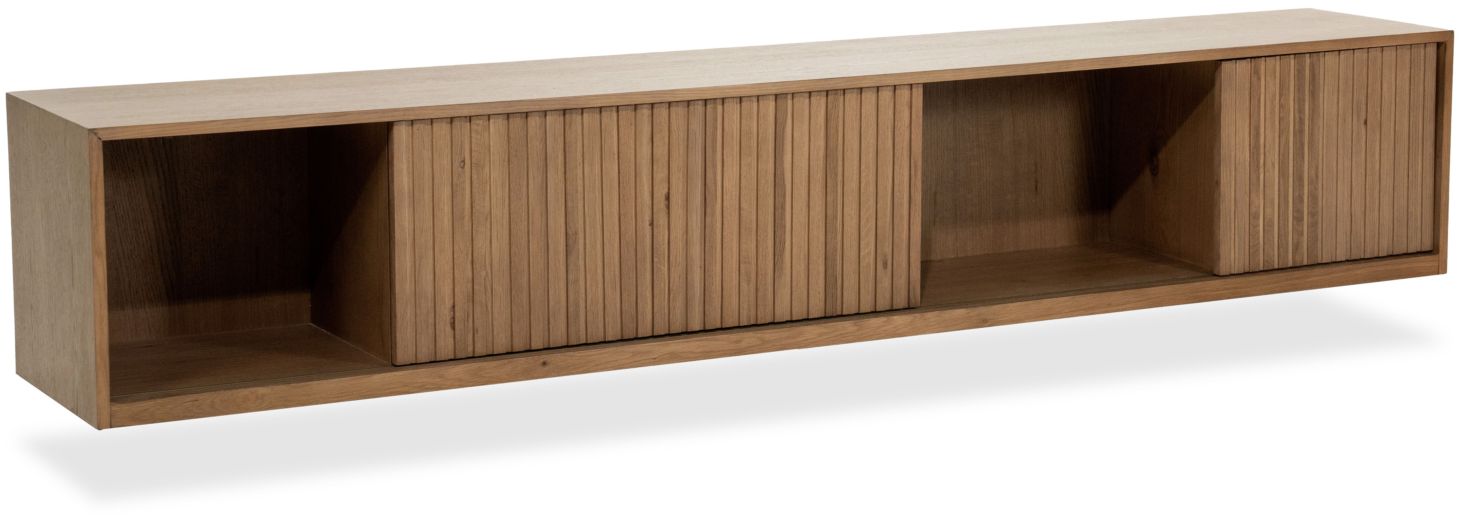 Hangend tv-meubel 96383 bruin Milo B240 x D42 x H43 cm