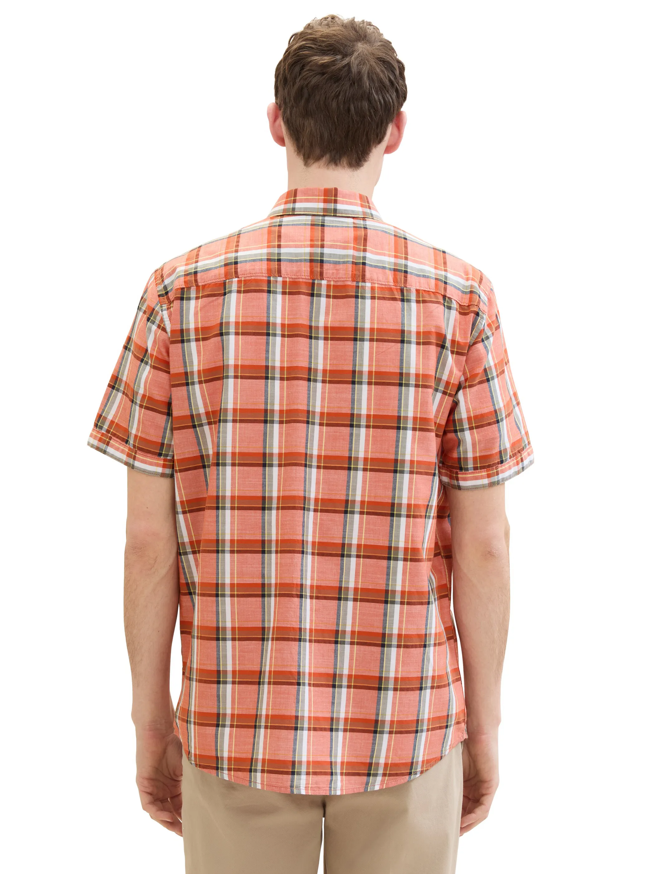 Herren Karohemd mit kurzem Arm