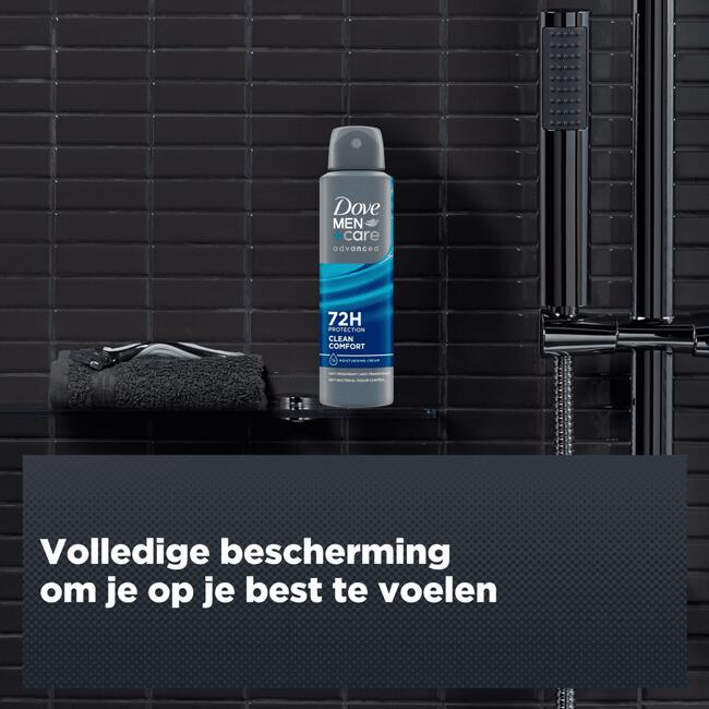 Dove Men+Care Advanced Clean Comfort Anti-Transpirant Deodorant Spray 150 ML