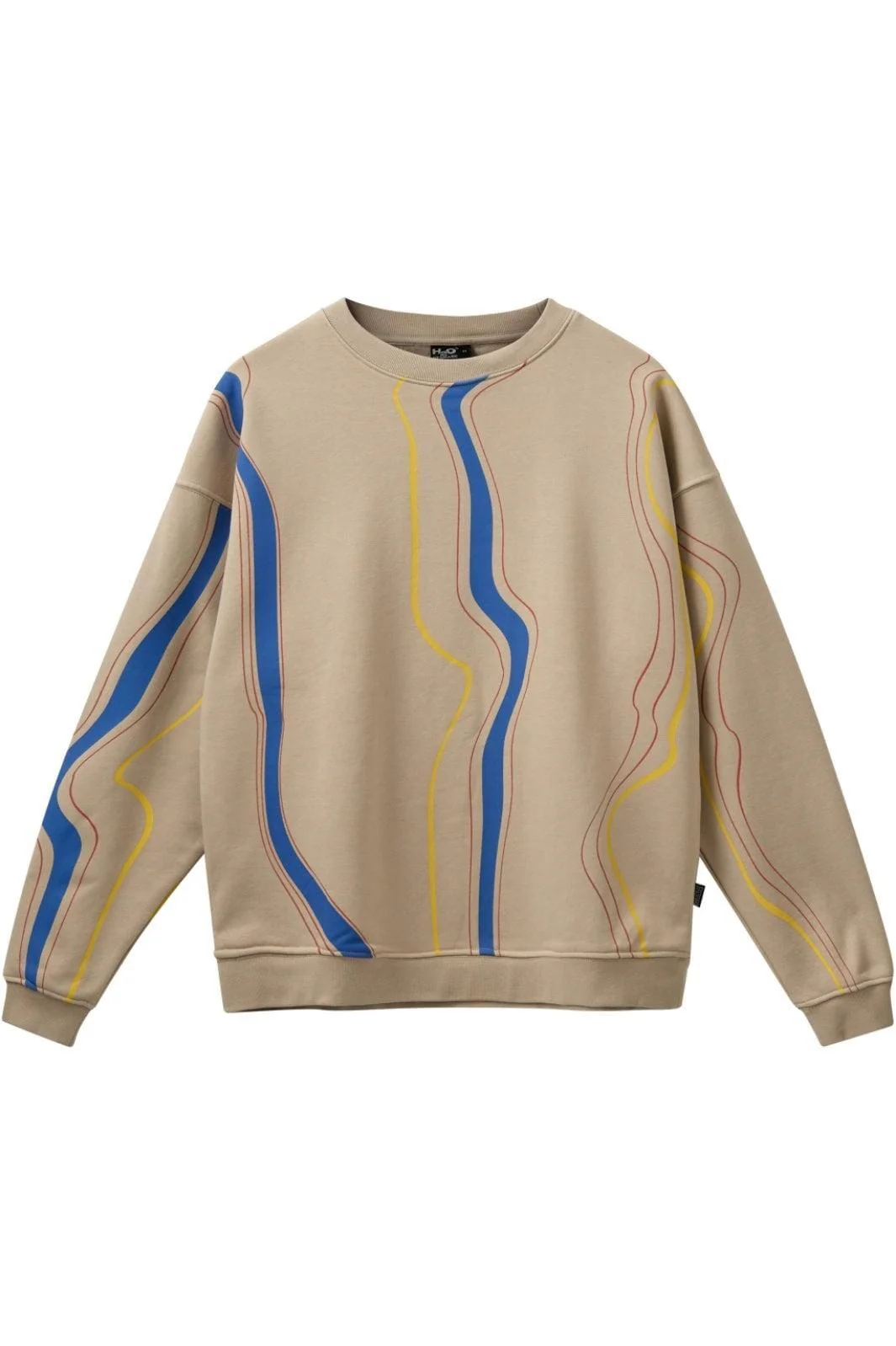 H2O Wave Sweat O'Neck 1034 warm grey