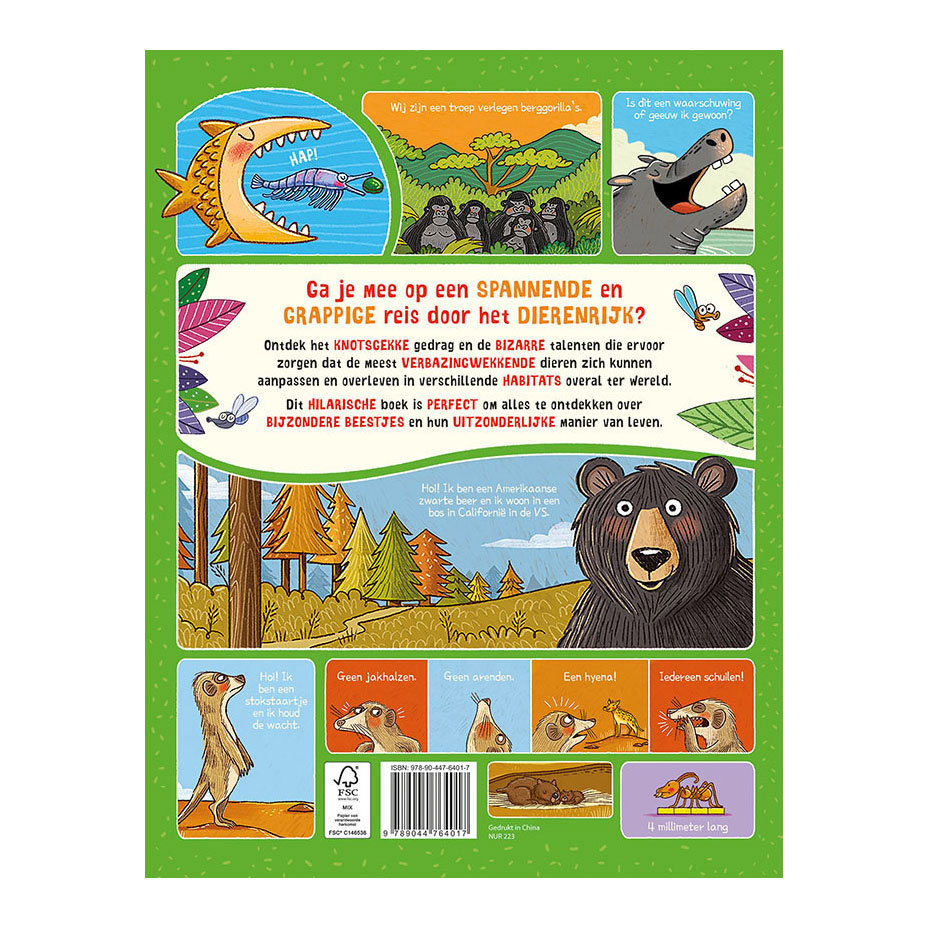 De Waanzinnige Wereld van De Dieren Kinderboek