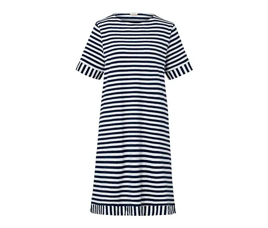 Gestreiftes Jerseykleid
