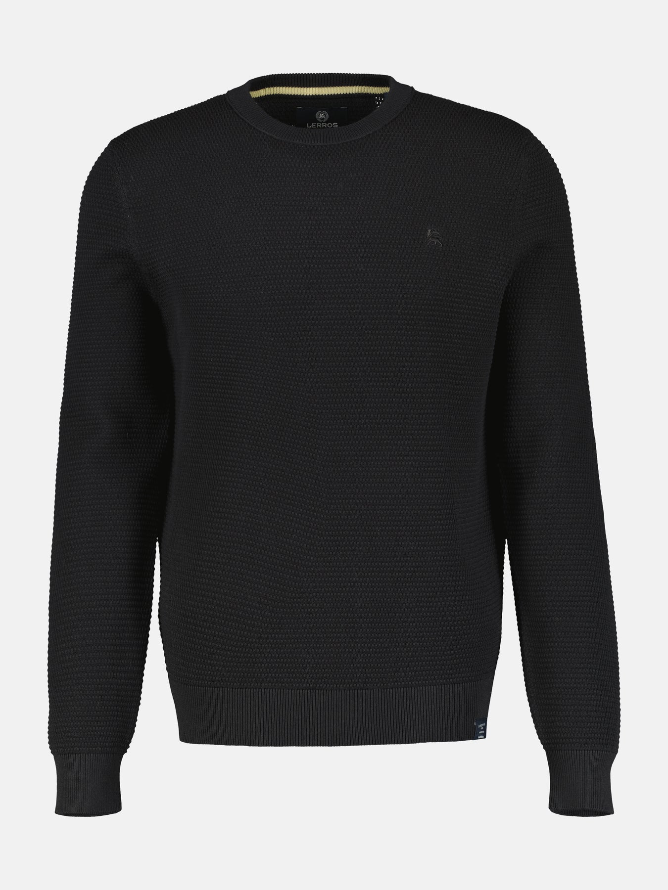 Rundhals-Strickpullover aus nachhaltig produzierter Baumwolle