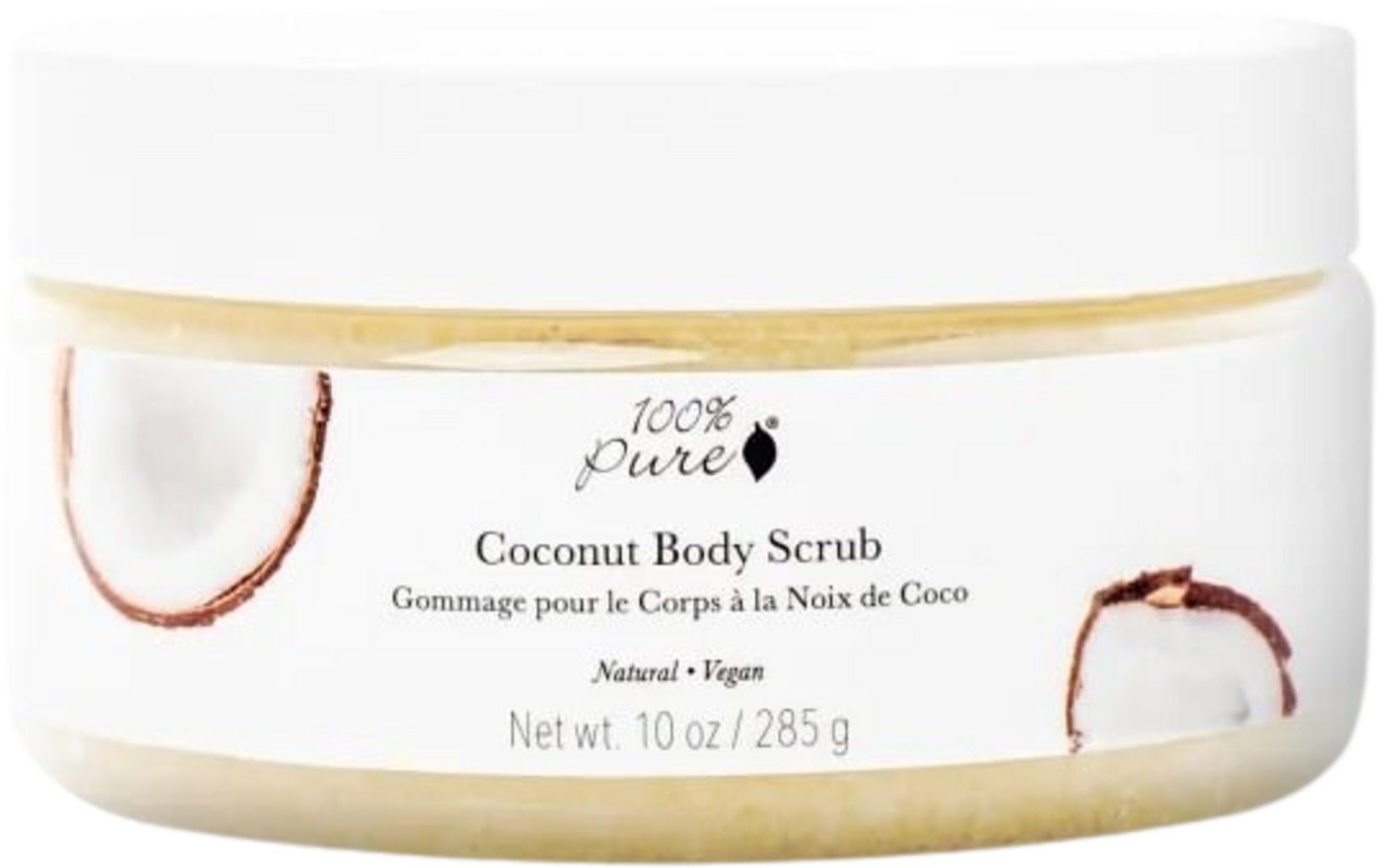 100% Pure  Body Scrub, Coconut (285 g)