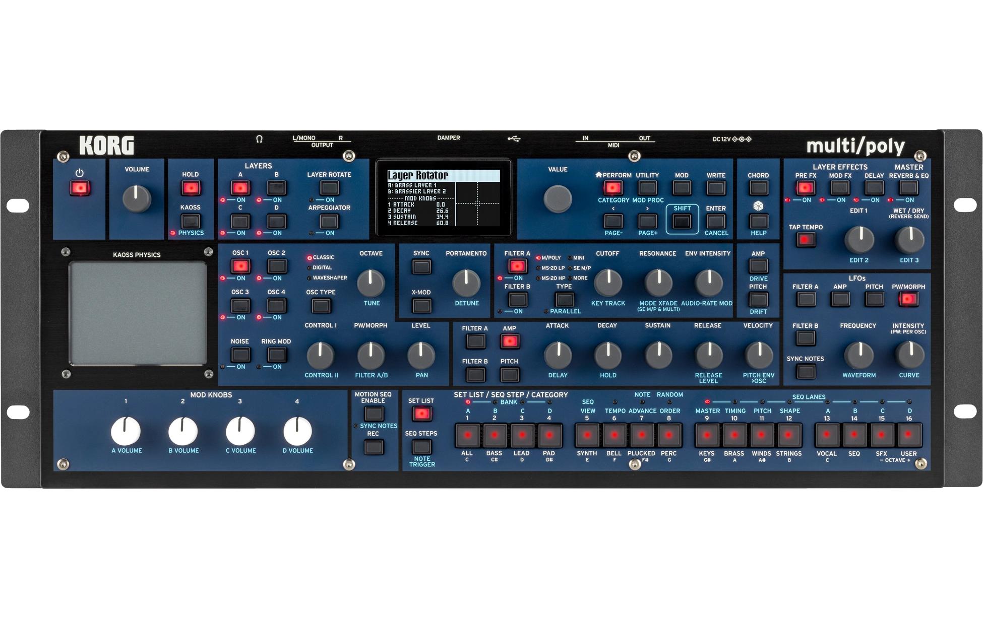 Synthesizer multi/poly Module<br>Analog-Modeling-Synthesizer