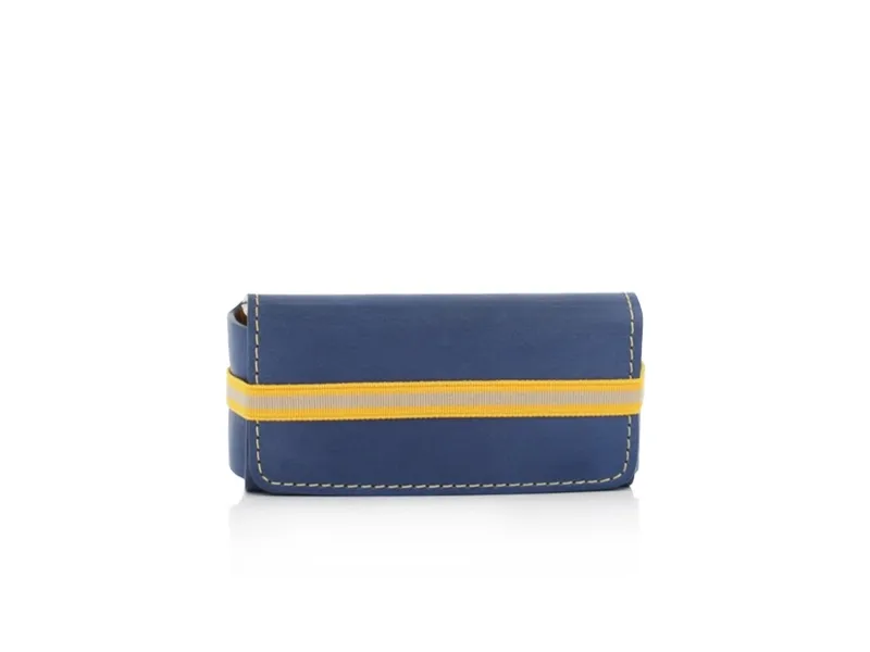 Eight & Bob Leather Perfume Case (Navy Blue)