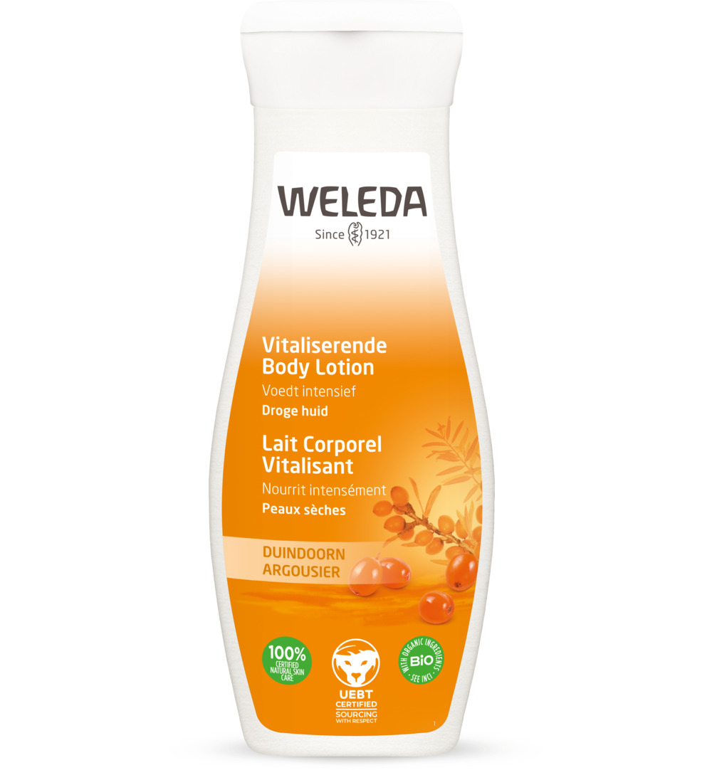 WELEDA Duindoorn vitaliserende bodylotion (200 ml)