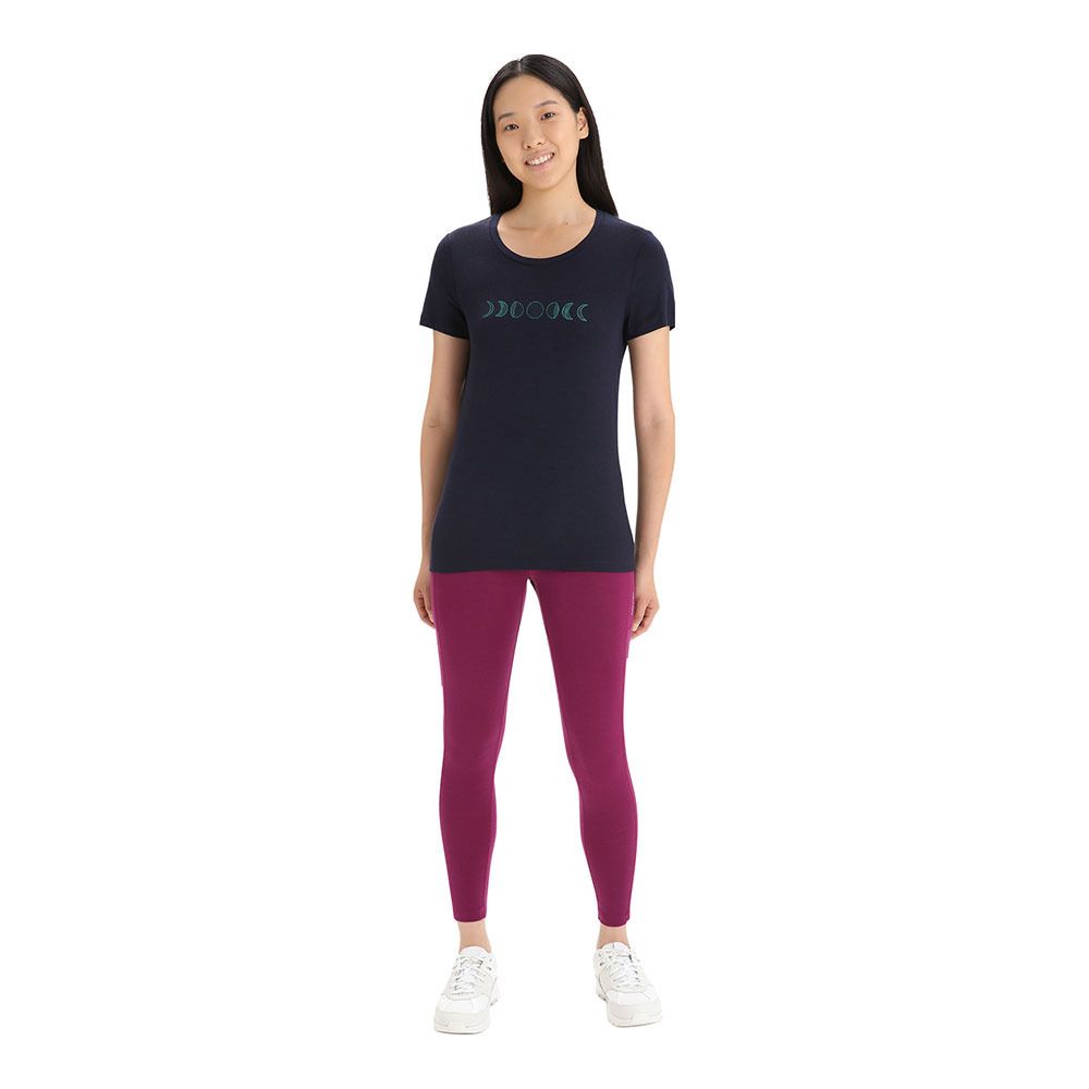 Icebreaker TECH LITE II - Tee-shirt Femme midnight navy