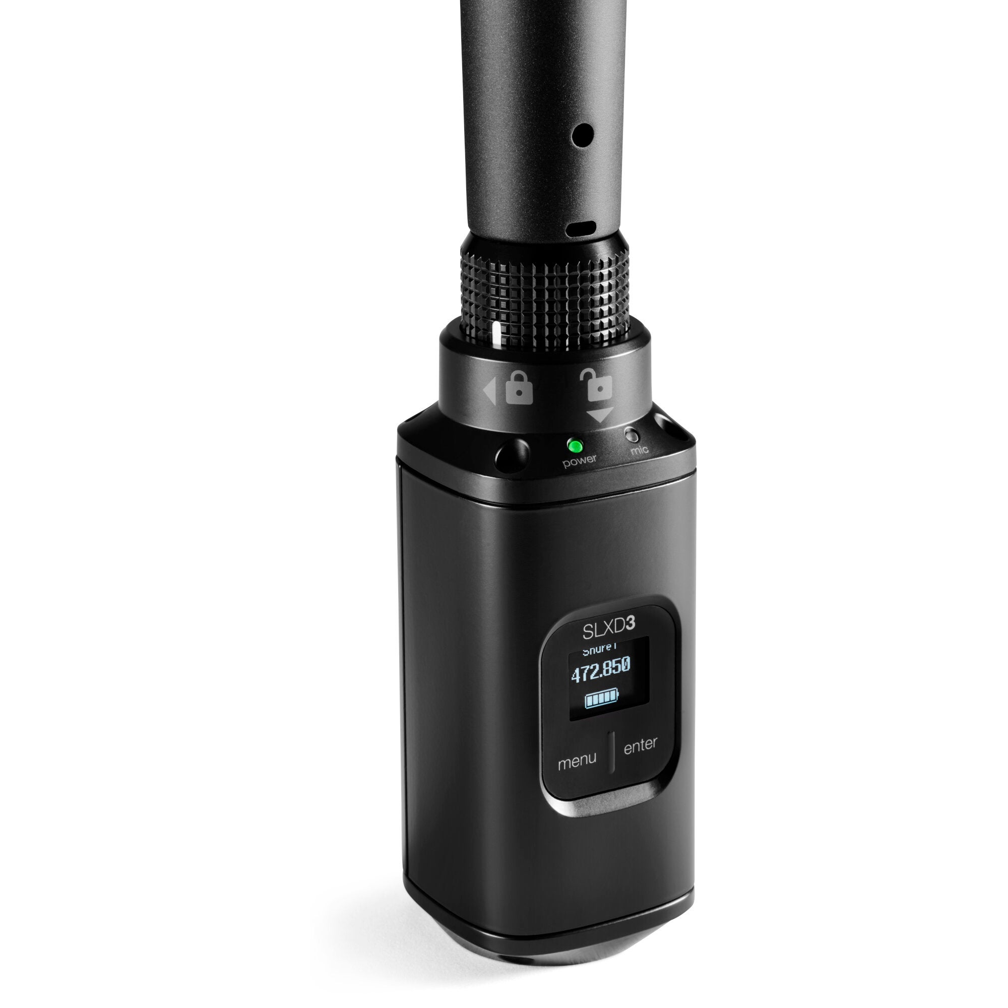 Shure SLXD3 snap-on zender voor handheld microfoons K59 (606-650 MHz)