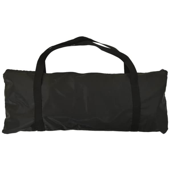 vidaXL Bærbart baseballnett svart og rød 183x105x183 cm polyester