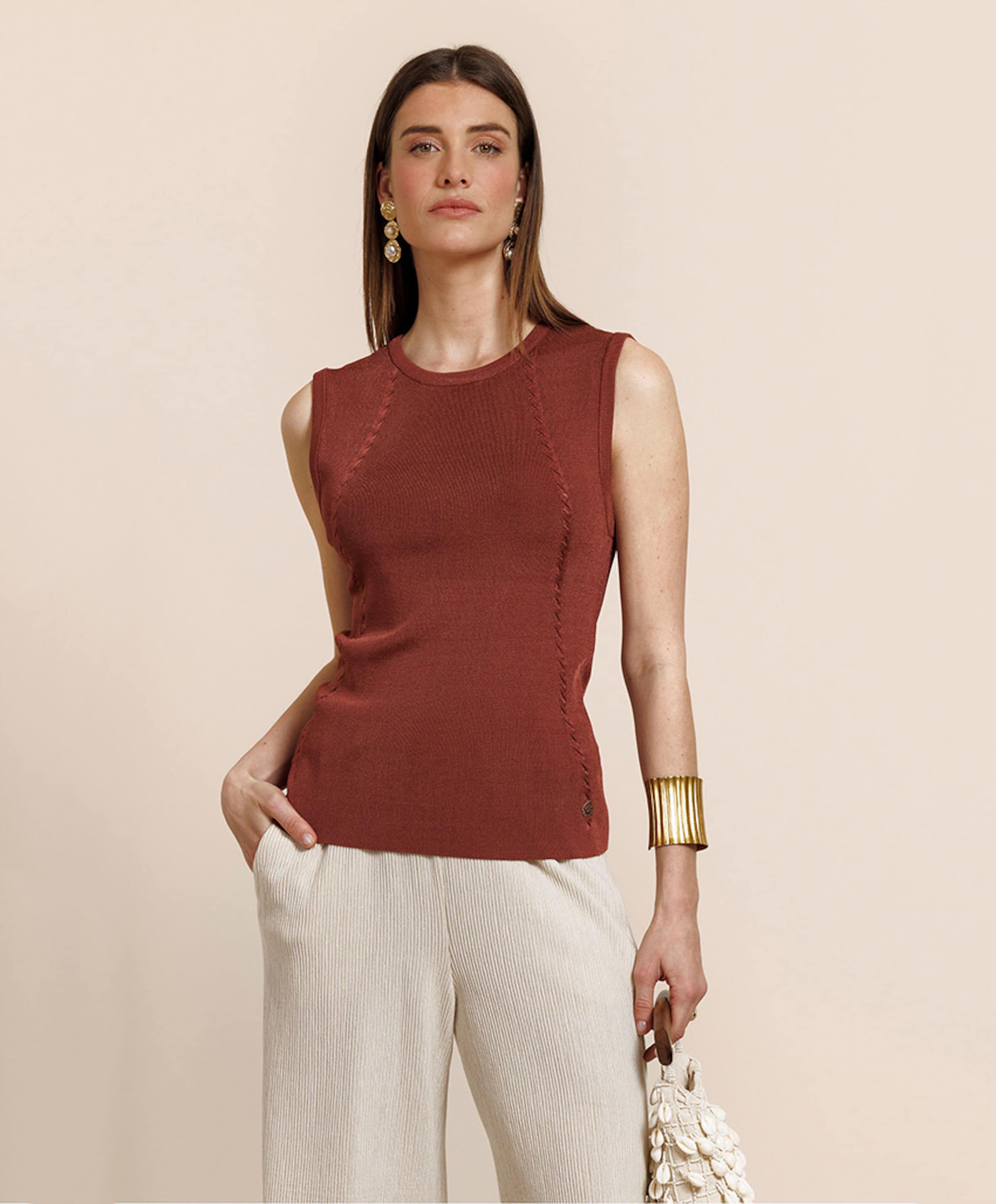 Studio Anneloes Dames top brique