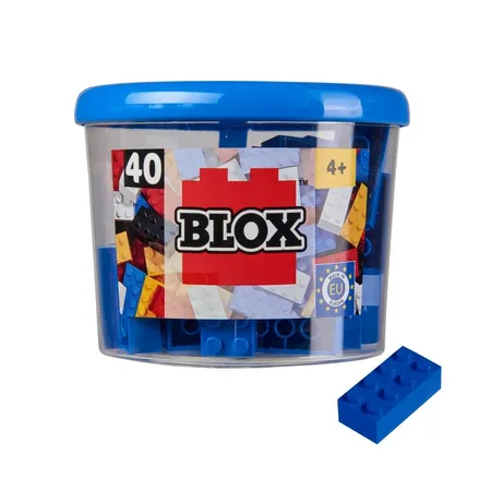 Simba Blox 40 blaue 8er Steine in Dose