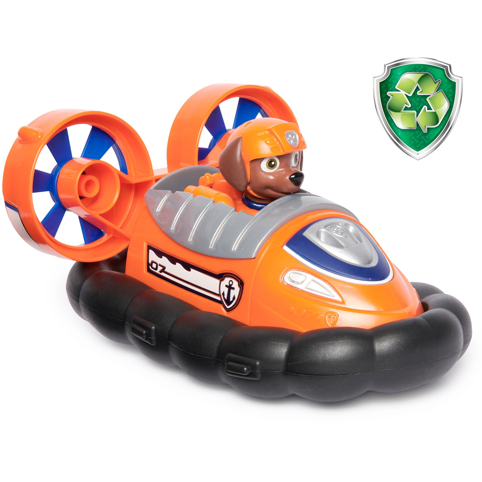 Spin Master Spielfahrzeug Paw Patrol - Luftkissenboot mit Zuma-Figur
