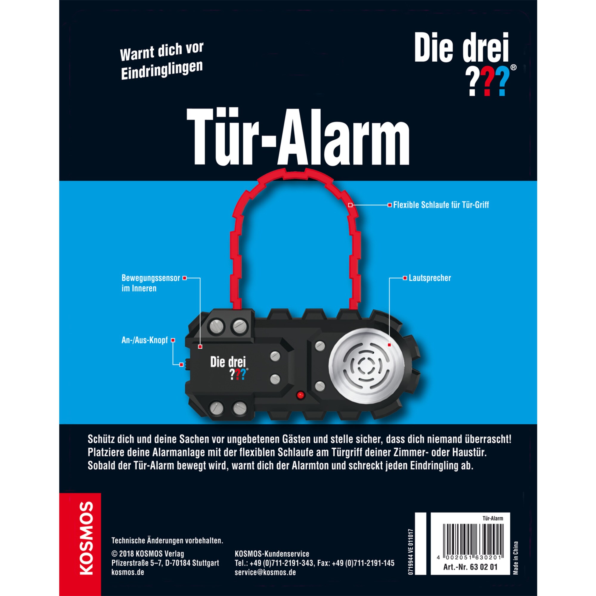 Kosmos Detektiv-Sets Die drei ??? Tür-Alarm