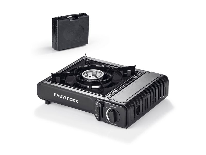 EASYmaxx Gaskocher inkl. Koffer Tragbarer Campingkocher