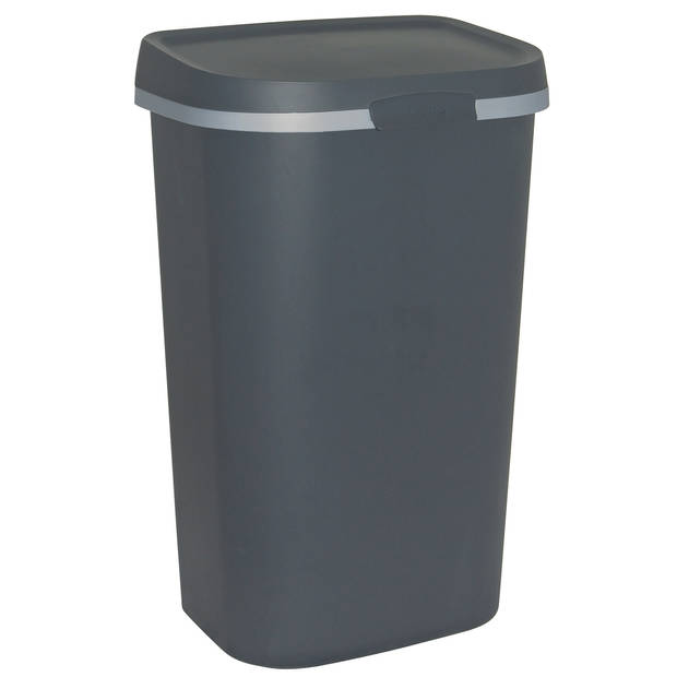 Curver Mistral Flat Prullenbak - 50L - Antraciet