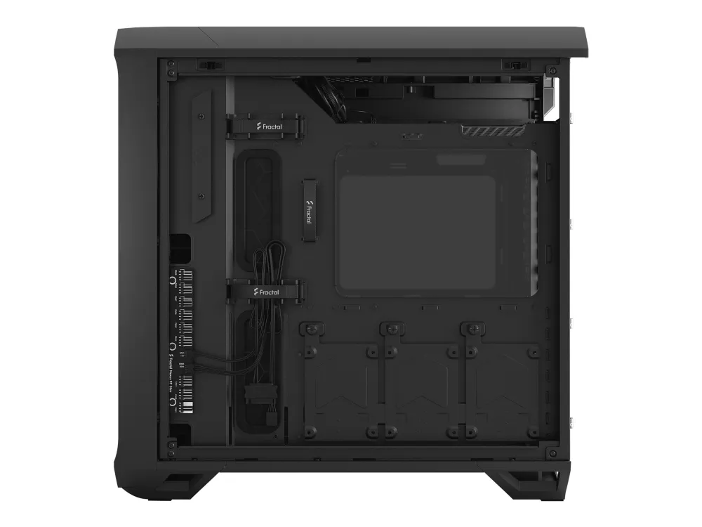 Fractal Design Torrent Compact - Tower - udvidet ATX - ingen strømforsyning (ATX) - sort TG mørk tone - USB/Lyd
