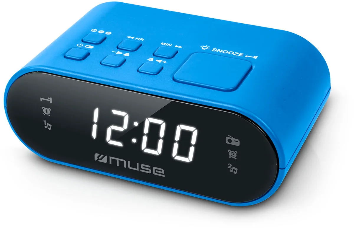 Muse M-10 Bleu Radios réveils