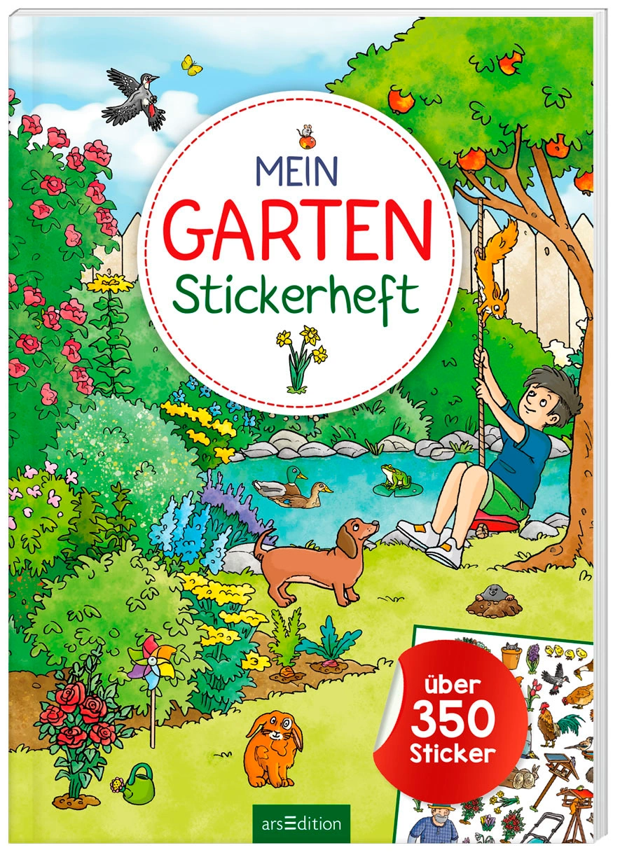 Mein Garten-Stickerheft