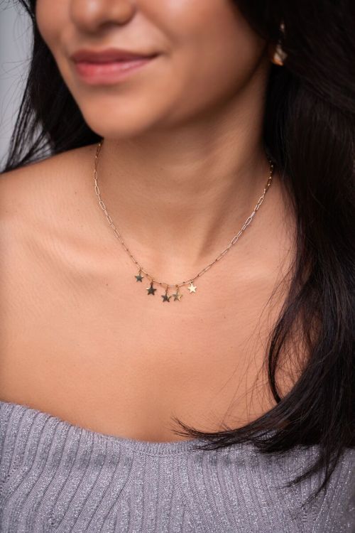 Universe ketting met kleine sterretjes