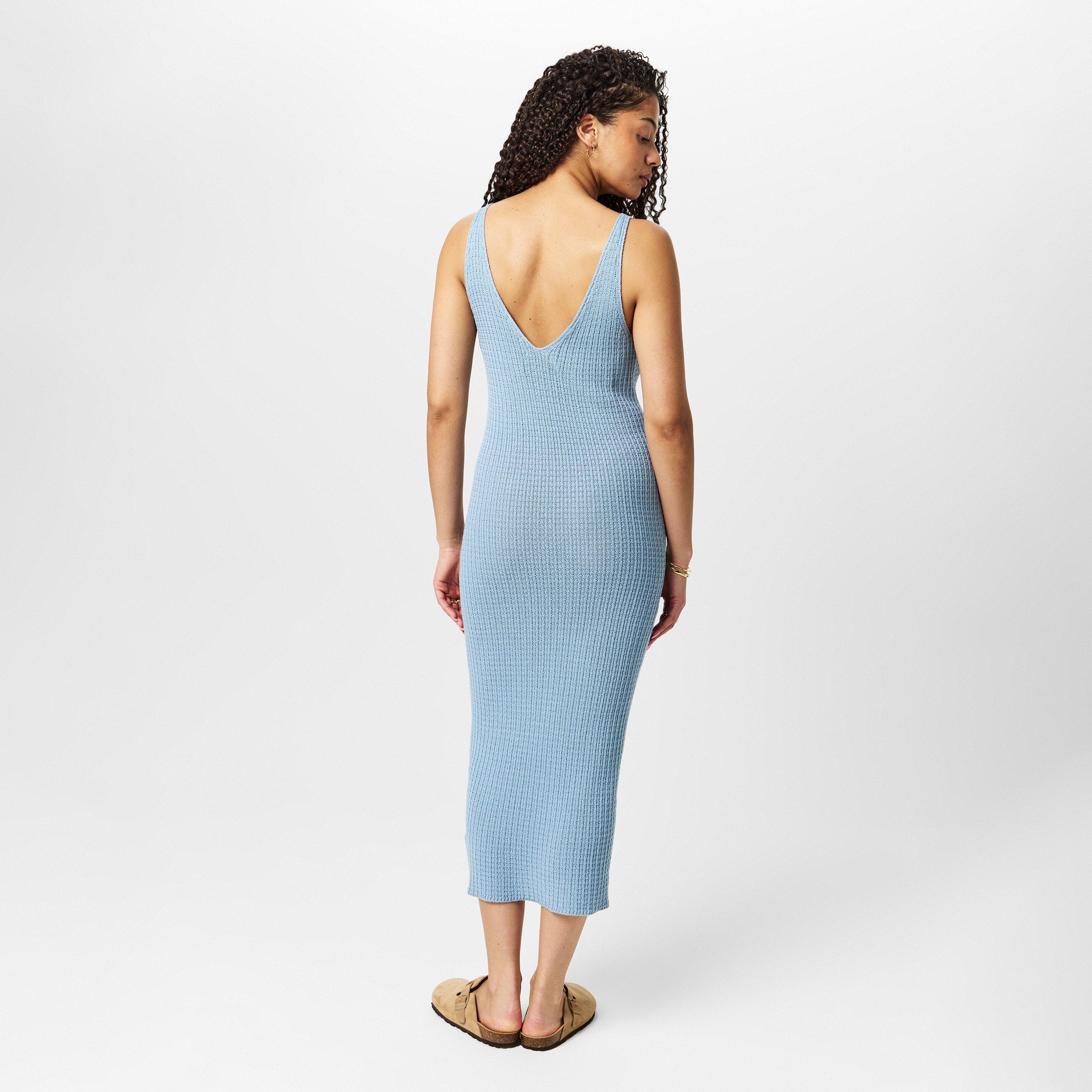 Jack Wills Stitch V Neck Midi Dress