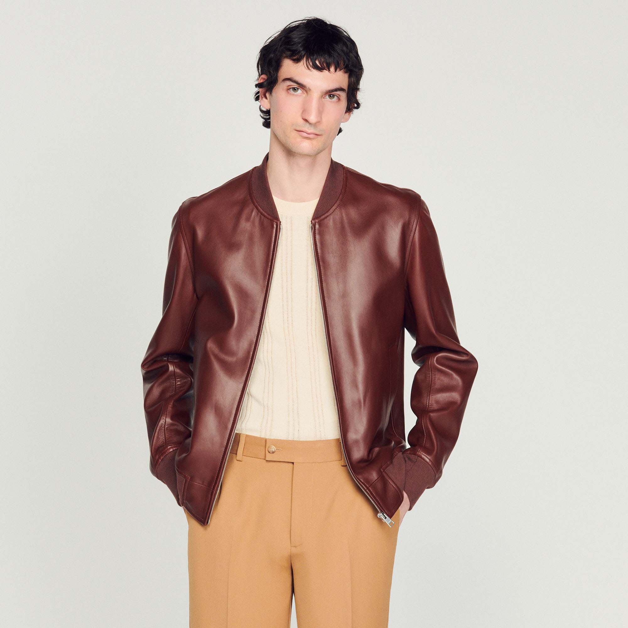 Blouson en cuir