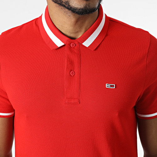 Polo Manches Courtes Tipped Stretch 2220 Rouge