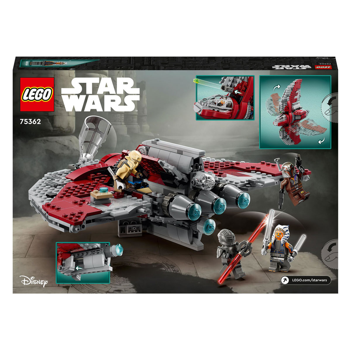 LEGO Star Wars 75362 Ahsoka Tano's T-6 Jedi Shuttle