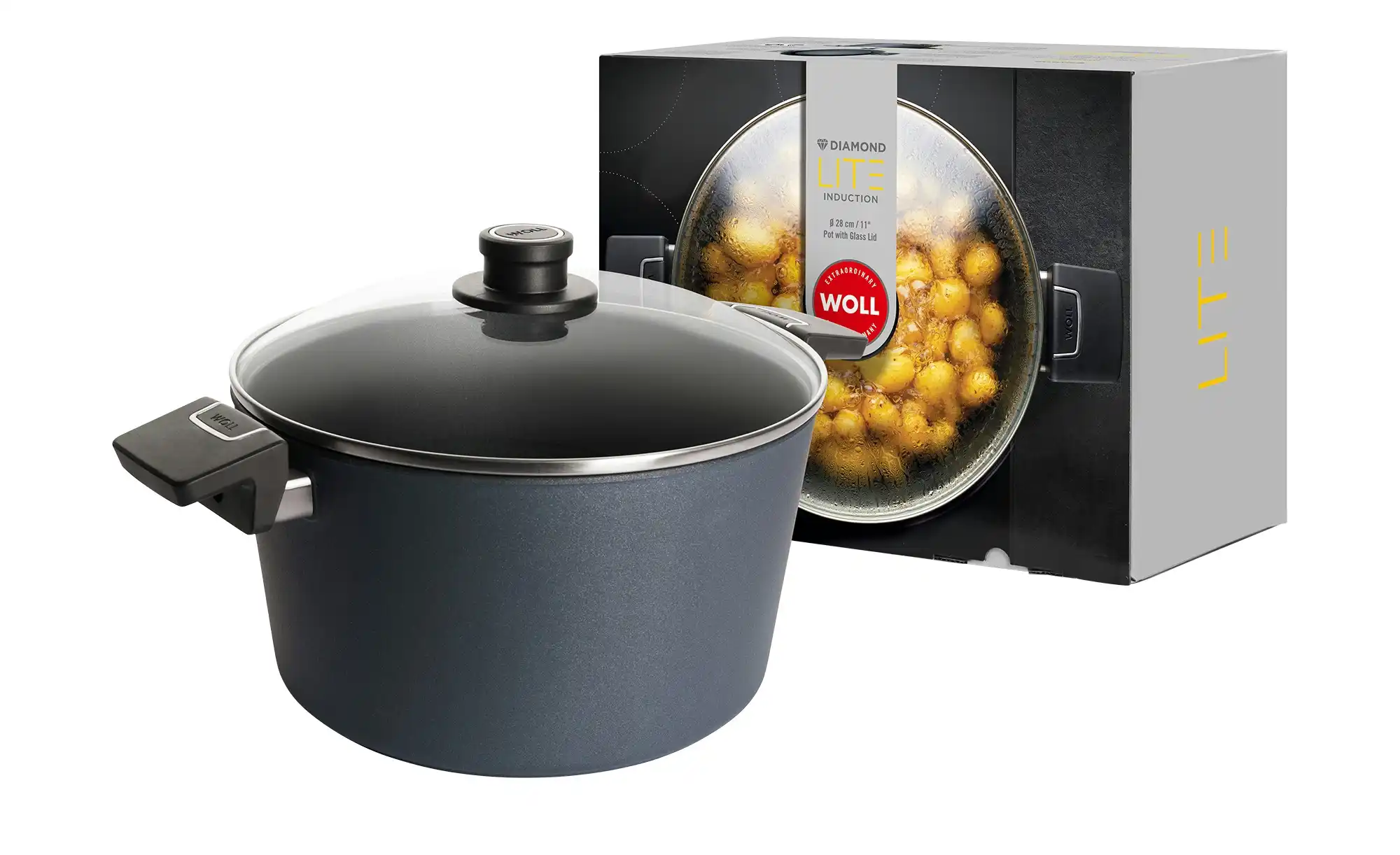 WOLL Gusstopf mit Deckel Diamond Lite