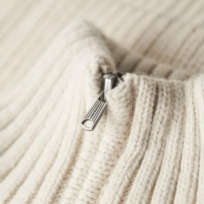 Superdry Jacob Cable Knit Half Zip Trui Heren
