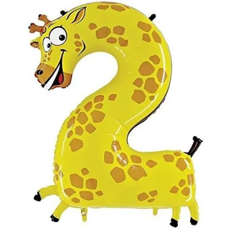 Betallic Folienballon Giraffe Nummer 2