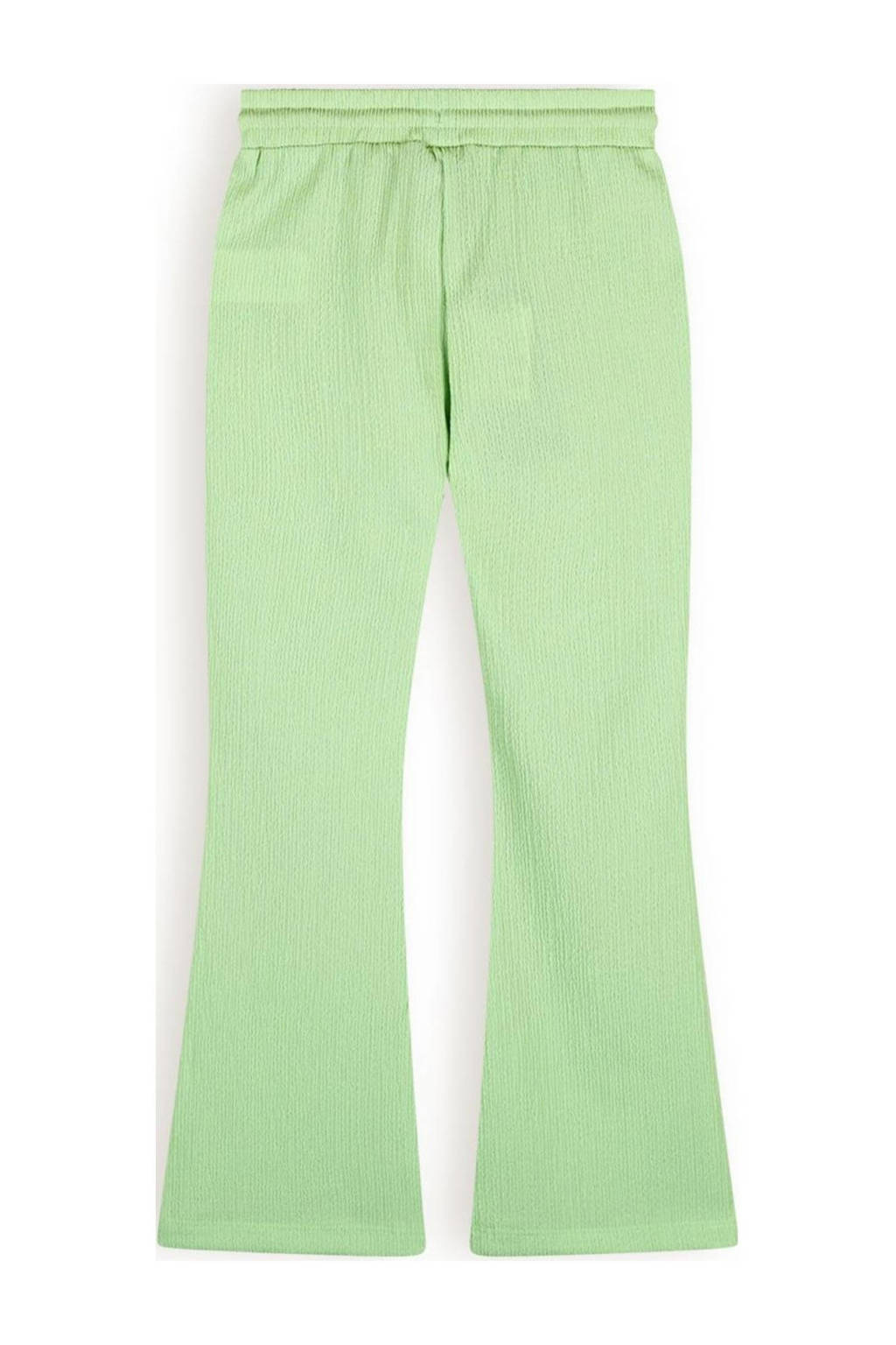 NONO flared broek Sady frisgroen