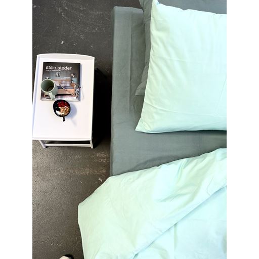 OMHU Percale Sengetøj, Ice, 140x200 cm