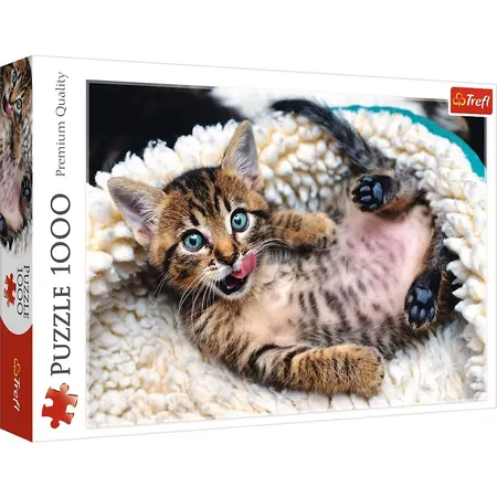 Trefl Puzzle Cheerful kitten, 1000 Teile