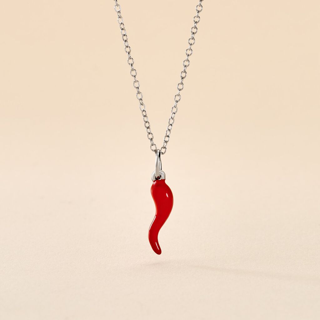 Collier Cornucopia Argent Blanc